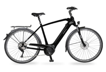 Vélo électrique de ville LEB 490 Alivio fermé noir