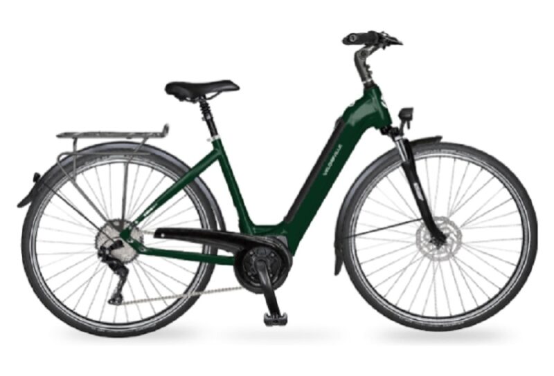 Vélo électrique de ville LEB 890 Alivio cadre Ouvert vert anglais