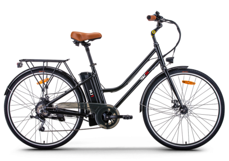 Vélo électrique mj1 tx bike 25km/h – 60 km d’autonomie – grand confort Noir