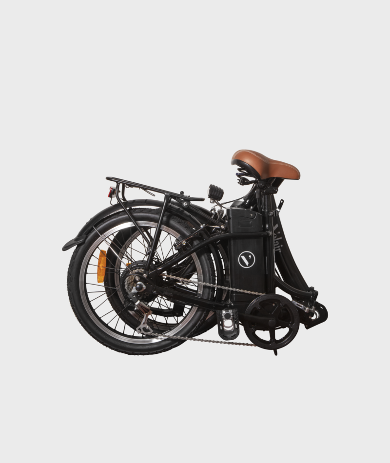 Vélo électrique pliable 20'' - Velair urban- Shimano 6 Vitesses - Autonomie 60 km - Noir – Image 11