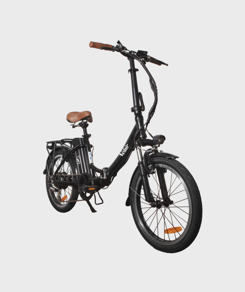 Vélo électrique pliable 20'' - Velair urban- Shimano 6 Vitesses - Autonomie 60 km - Vert – Image 11