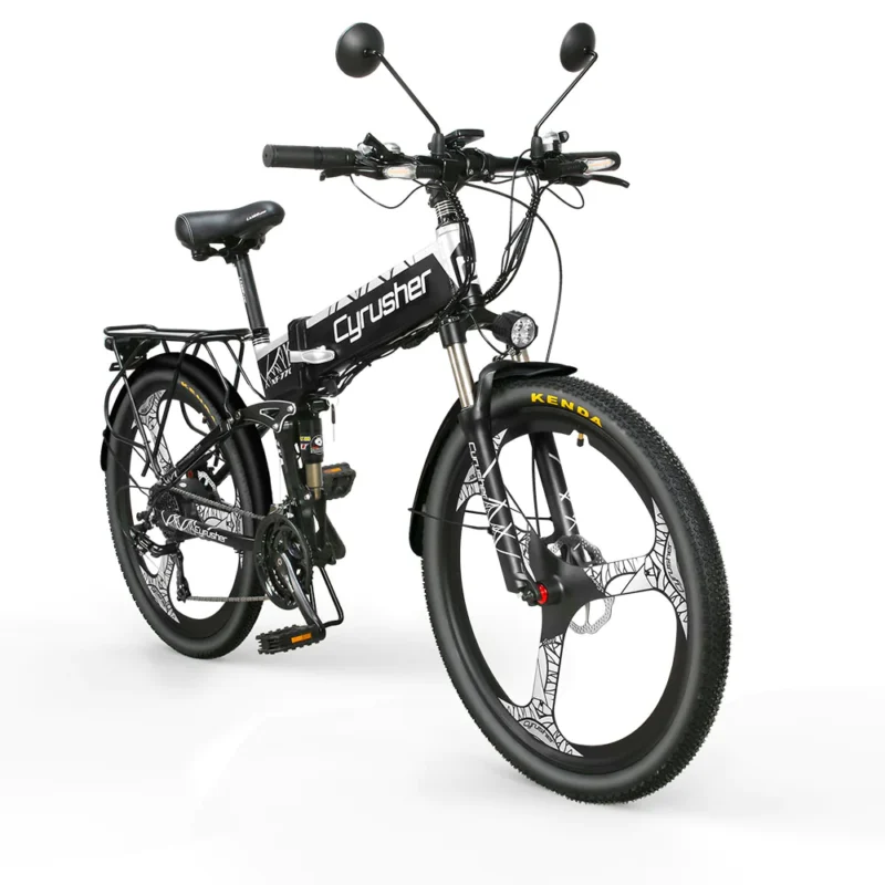Vélo electrique pliable Cyrusher XF770 250W 12.8Ah rouge – Image 6