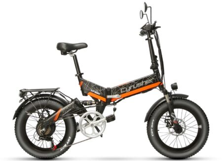 Vélo electrique pliant Cyrusher XF590 500W 10Ah orange