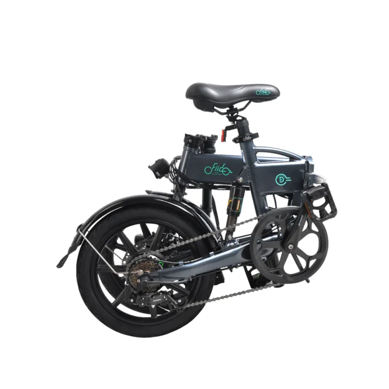 Vélo électrique pliant Fiido D2S avec amortisseur bleu – Image 3