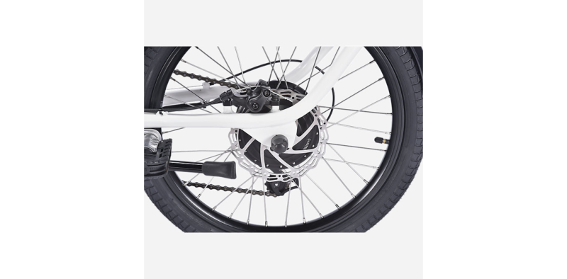 Vélo électrique pliant Nakamura E-FLEX 2.0 blanc – Image 4