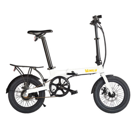 Vélo électrique pliant léger VENILU Urbana One blanc