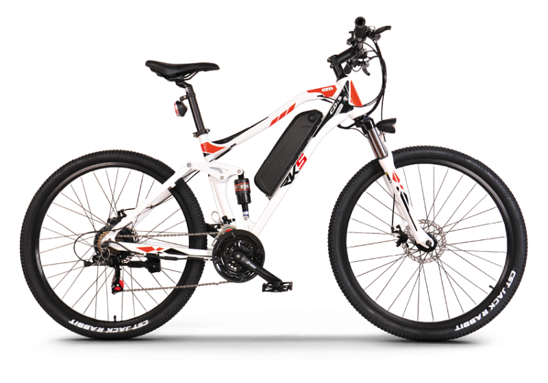 Vélo électrique ville RKS CD15 250W batterie 36V 10Ah Blanc