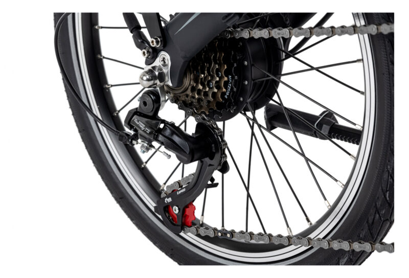 Vélo électrique 20'' - ADORE - Cologne - Unisexe - 250W Li-Ion 36V - 10 Ah 6 Vitesses - Noir - Taille de Cadre 30 cm – Image 2