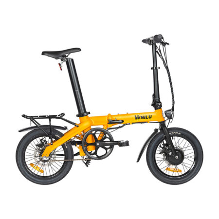 Vélo pliant électrique léger VENILU Urbana X jaune