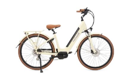 Vélo ville électrique BEAUFORT Babett 28" 468 Wh beige