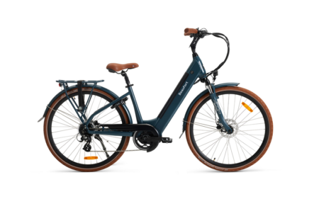 Vélo ville électrique BEAUFORT Babett 28" 468 Wh gris