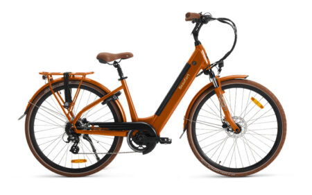 Vélo ville électrique BEAUFORT Betty 418 Wh 50 - 120 km orange