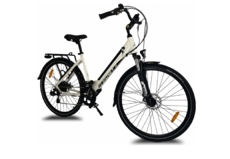 Vélo ville électrique URBANBIKER SIDNEY Blanc - Battery 504Wh Moteur 250W – Image 2