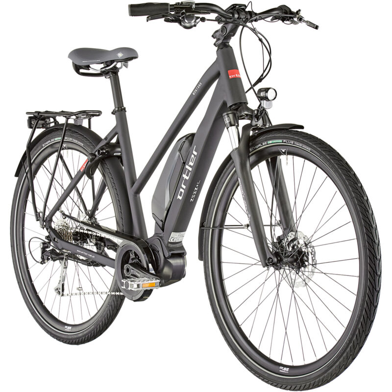Vélos de trekking électriques Ortler E-Montana 500 Trapèze noir – Image 2