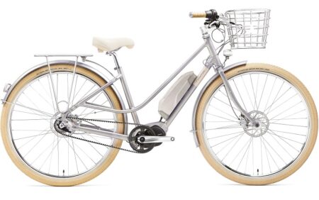 Vélos de ville électriques Creme Eve 'E 5 Femme gris