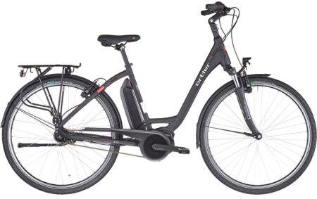 Vélos de ville électriques Ortler Wien 7 vitesses Wave noir