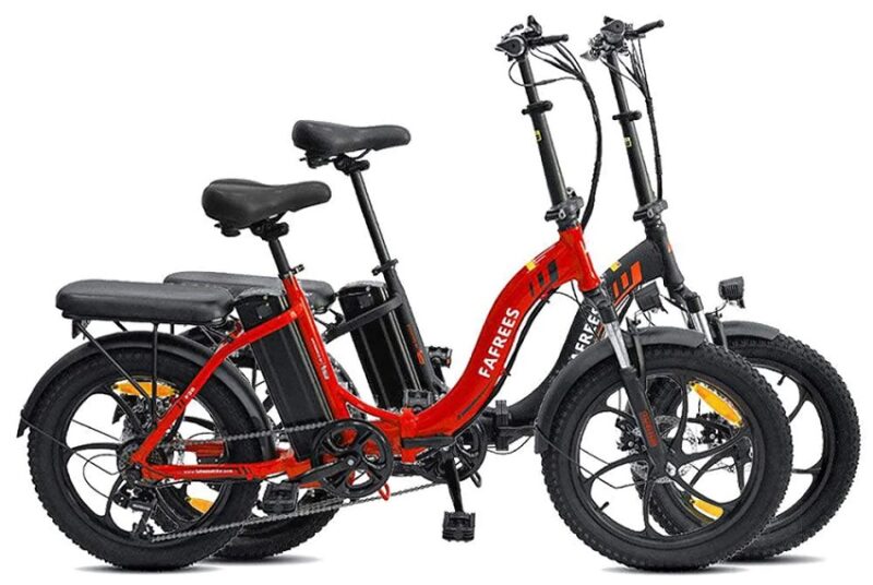 Vélo Électrique Pliable FAFREES F20 20 Pouces 250W 36V 15Ah 25km / h 2 vélos électriques Combo – Image 2