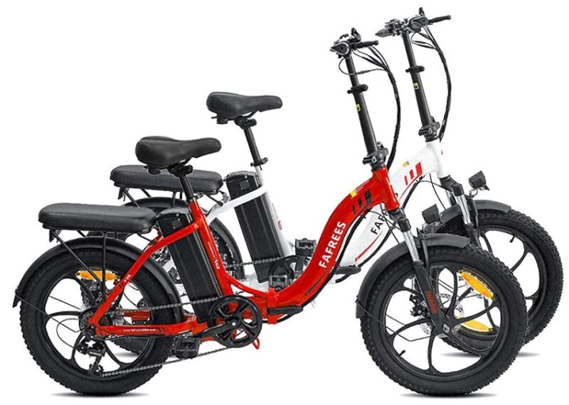 Vélo Électrique Pliable FAFREES F20 20 Pouces 250W 36V 15Ah 25km / h 2 vélos électriques Combo – Image 3