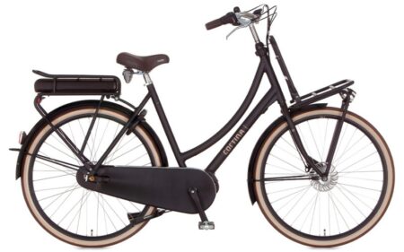 Vélo hollandais électrique ville CORTINA E-U4 8v Batterie 300Wh 28" M/50 (de 1m65 à 1m77) Bas jusqu'à 140km