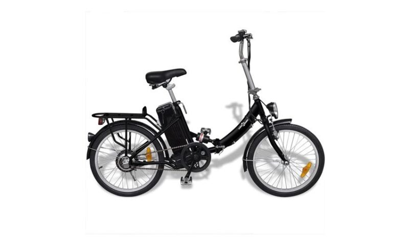 vidaXL Vélo électrique pliable et pile lithium-ion Alliage d'aluminium argent – Image 6