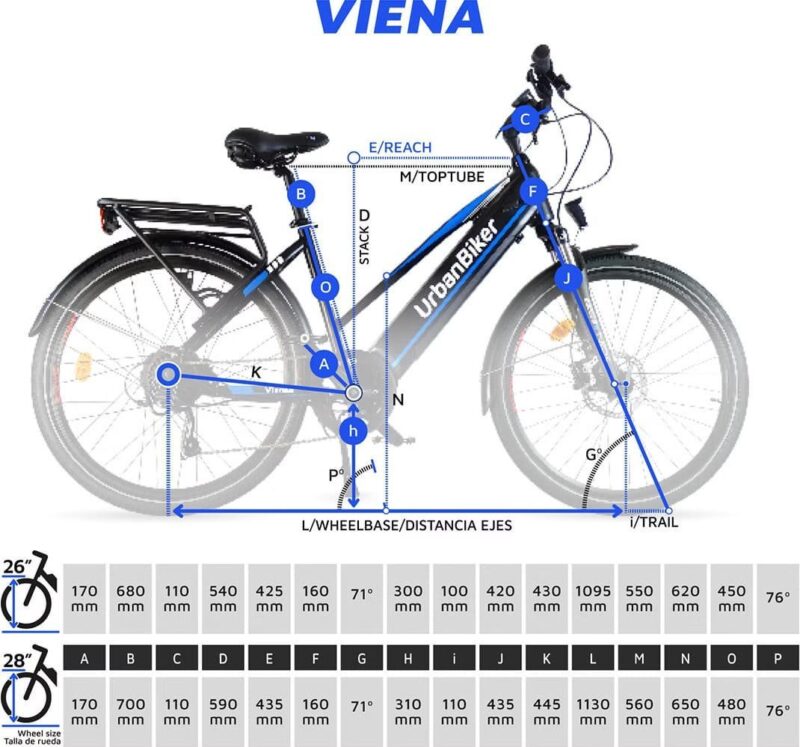 VTC électrique Urbanbiker VIENA 28" – Image 6