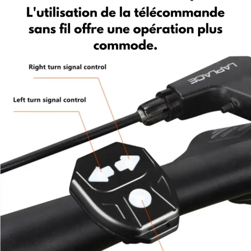 Feu arrière LED clignotant vélo trottinette électrique – Image 6