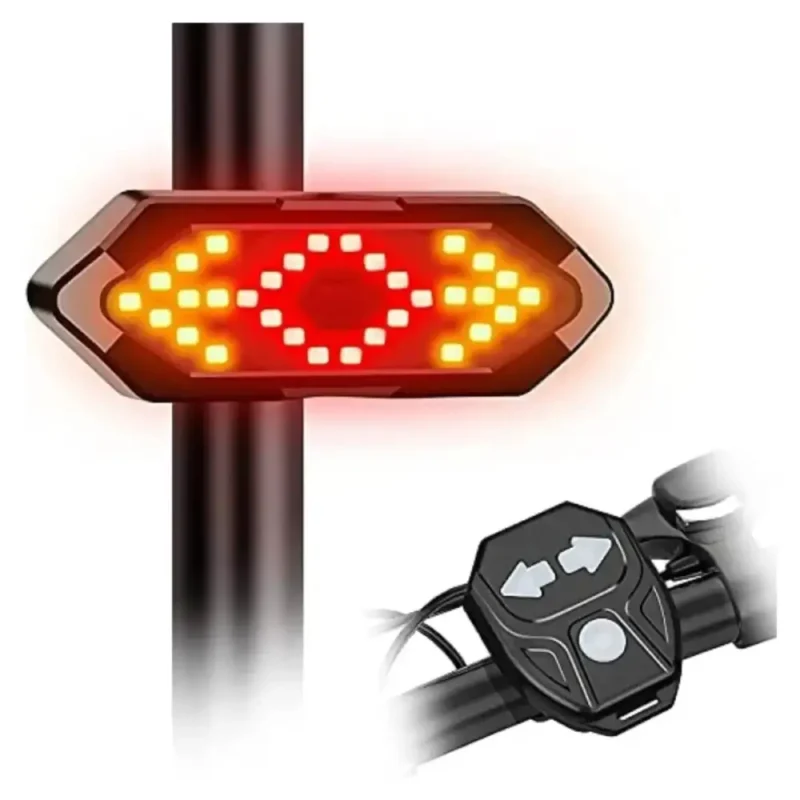 Feu arrière LED clignotant vélo trottinette électrique – Image 8
